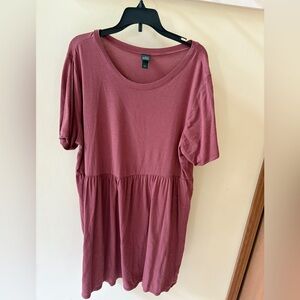 Wild Fable Mauve Short Sleeve Dress